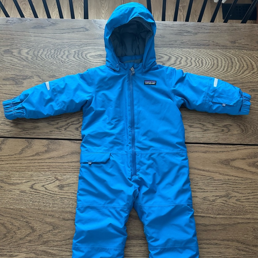 Patagonia Baby Snow Pile One-Piece (3T) - Blue - Picture 2 of 3
